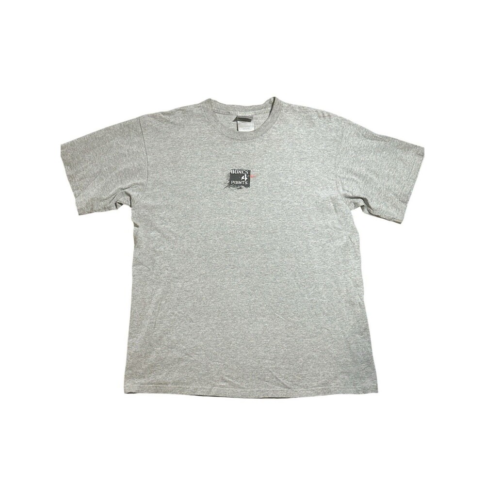 Vintage Y2K Bones For Points Football Hard‎ Hitters T Shirt Double Sided USA - Picture 2 of 6